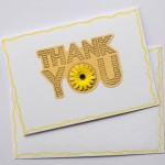 Yellow Thank You Card