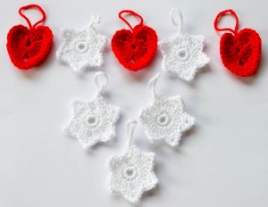 Hearts and Snowflakes